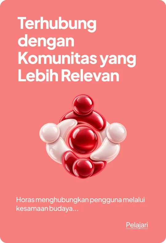 Terhubung dengan Komunitas yang Lebih Relevan